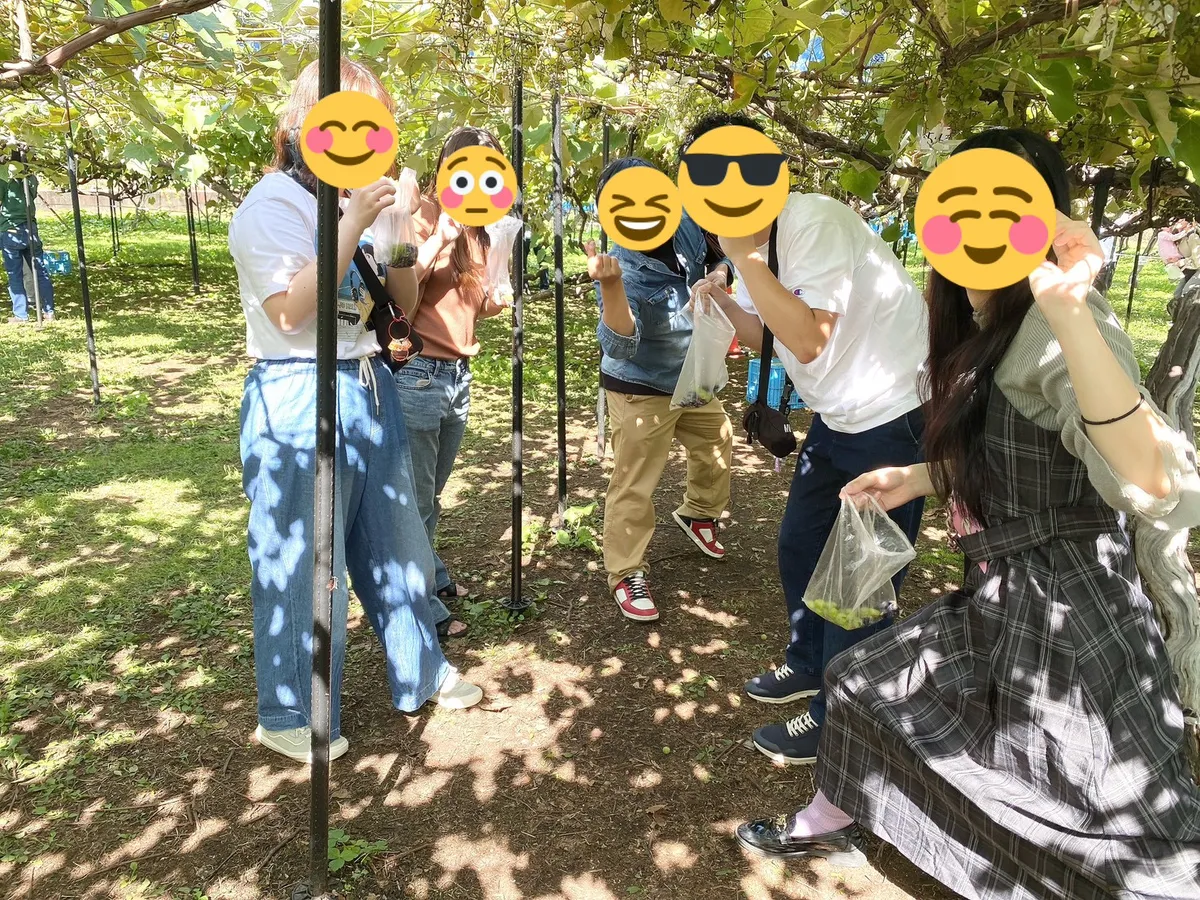 屋外でのアウトドア活動の様子